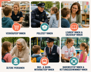 Die Personen darf dein Kind ansprechen